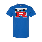 Youth Kids GTR Car Cotton T-Shirt | Color: Blue | Main