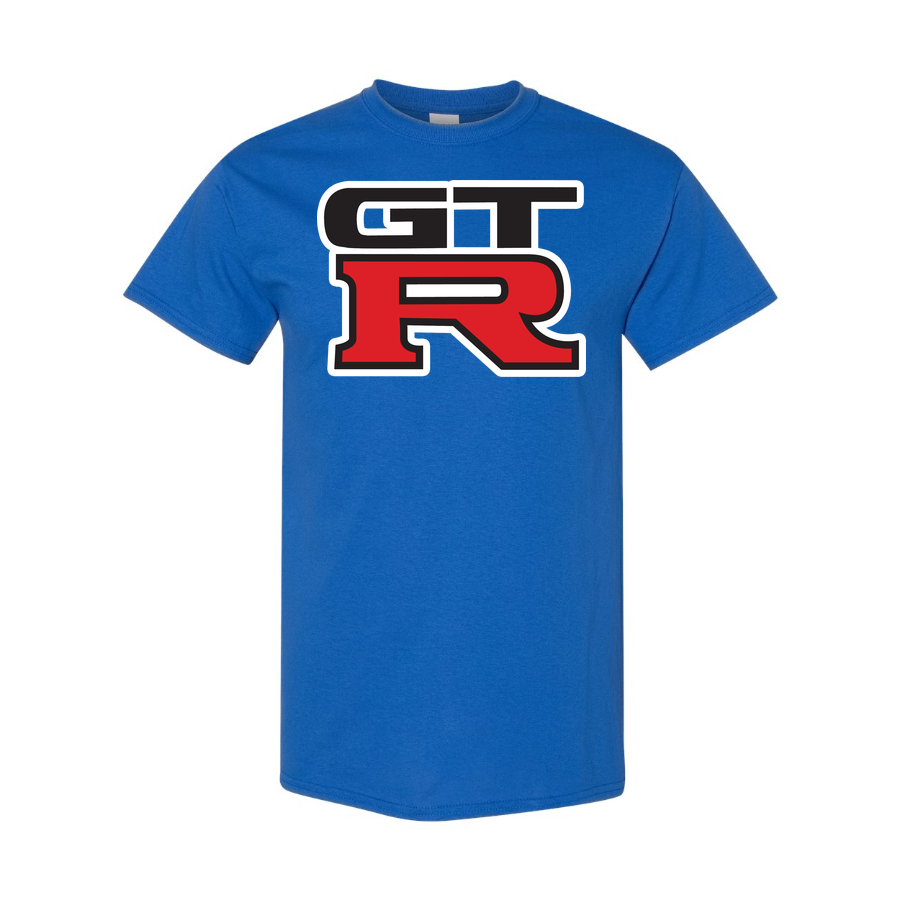 Youth Kids GTR Car Cotton T-Shirt | Color: Blue | Main