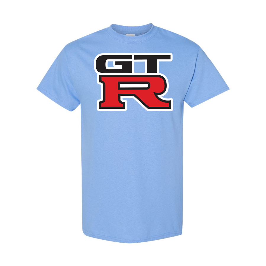 Youth Kids GTR Car Cotton T-Shirt | Color: Sky Blue | Main