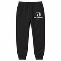 Honda youth jogger sweatpants in Black, Youth Large ages 10–12