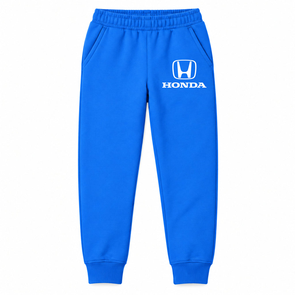 Honda youth jogger sweatpants in Blue, Youth Large ages 10–12