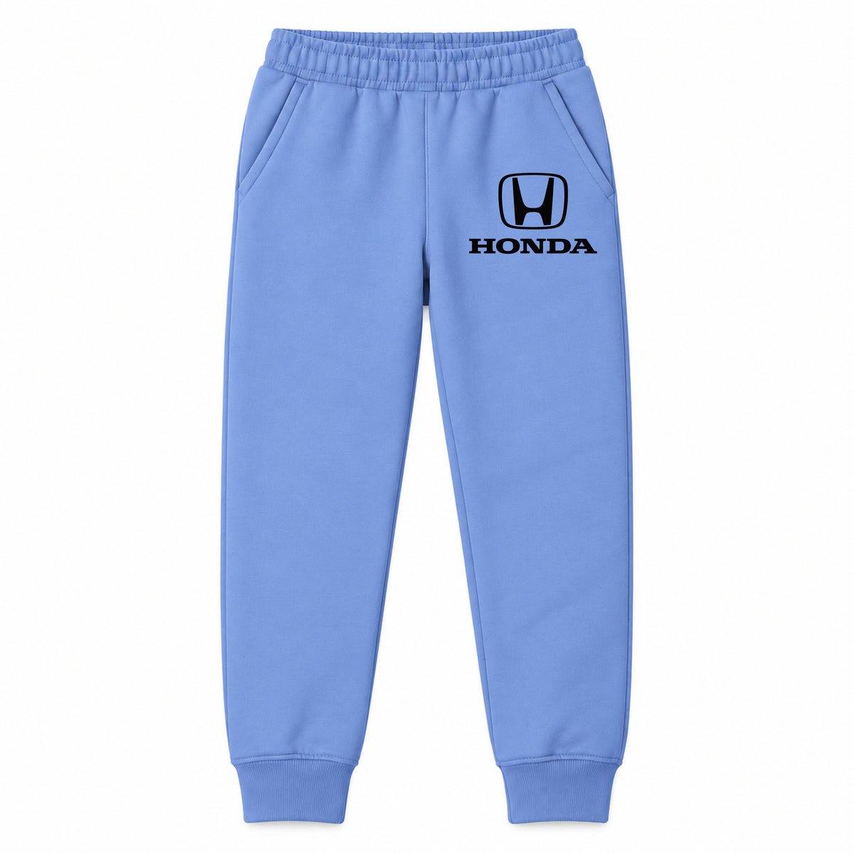 Honda youth jogger sweatpants in Carolina Blue, Youth Large ages 10–12