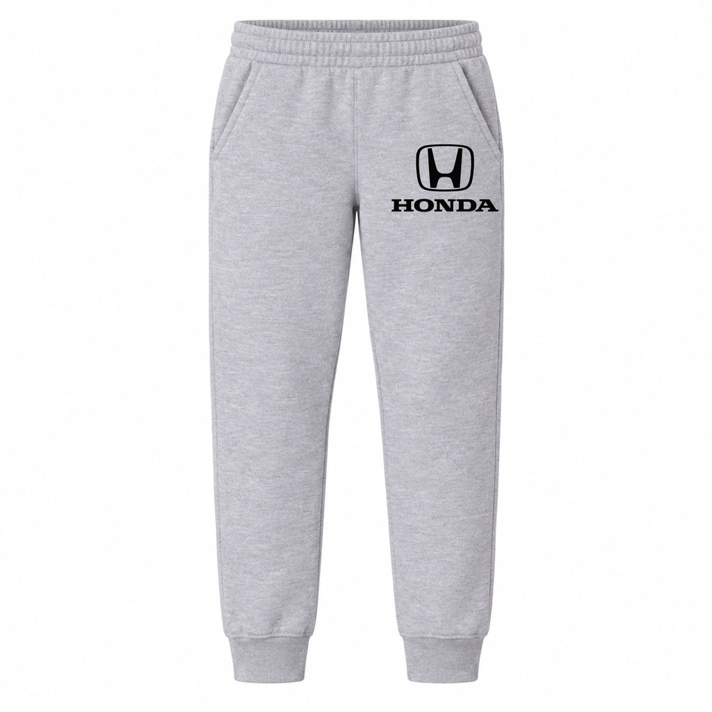 Honda youth jogger sweatpants in Grey, Youth Large ages 10–12