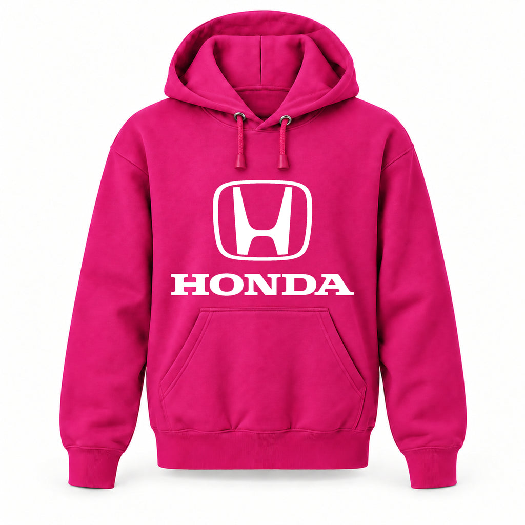 Honda - Youth Large Hoodie (Ages 10–12) | Color: Hot Pink