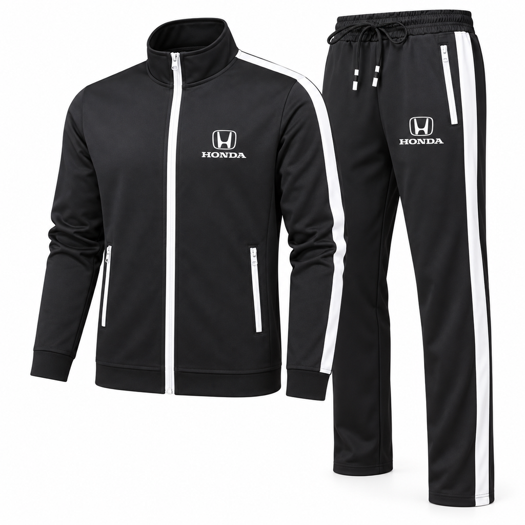 Men's Honda Motorsport Car Dri-Fit TrackSuit | Color: Black | Image 2
