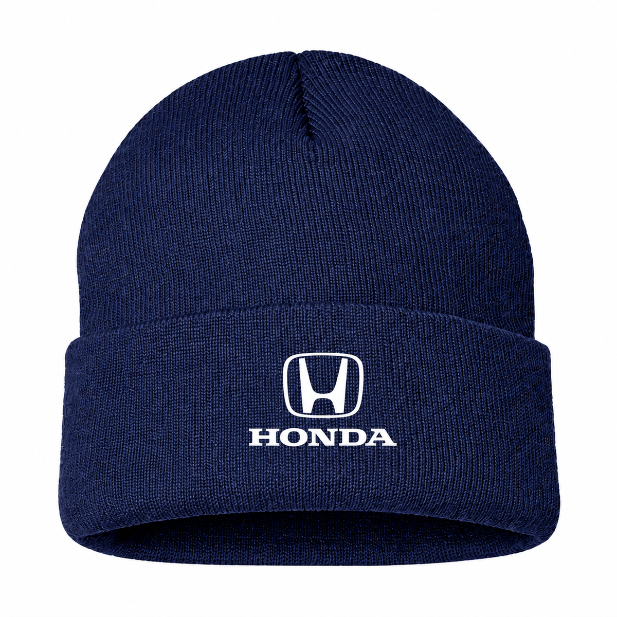 Men's Honda Beanie Hat — Navy — clean front main