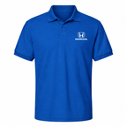 Men's Honda Dry Blend Polo — Royal Blue — clean front main