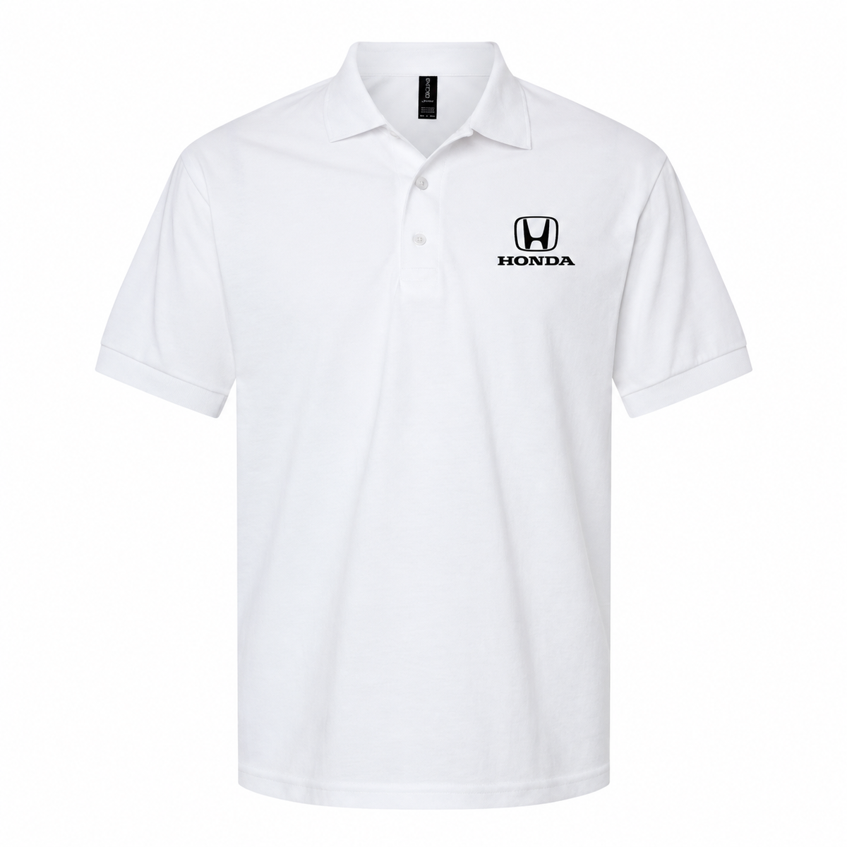 Men's Honda Dry Blend Polo — White — clean front main