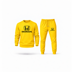 Men's Honda Sweatshirt Joggers Set | Color: Yellow | Main