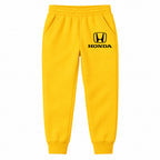 Honda youth jogger sweatpants in Yellow, Youth Large ages 10–12