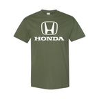 Youth Kids Honda Car Cotton T-Shirt | Color: Army Green | Main