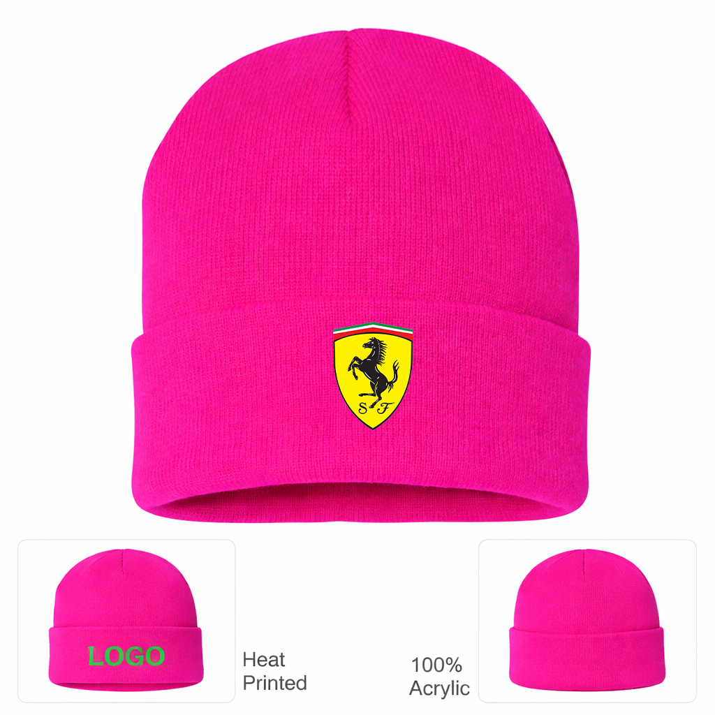 Ferrari Motorsport  Car Beanie Hat