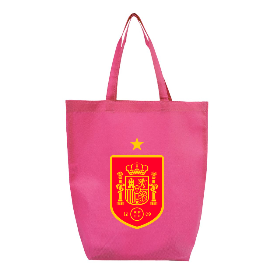Spain Red Logo National Soccer Team -  Q-Tees - Non-Woven Gusset Bottom Tote - Q1251