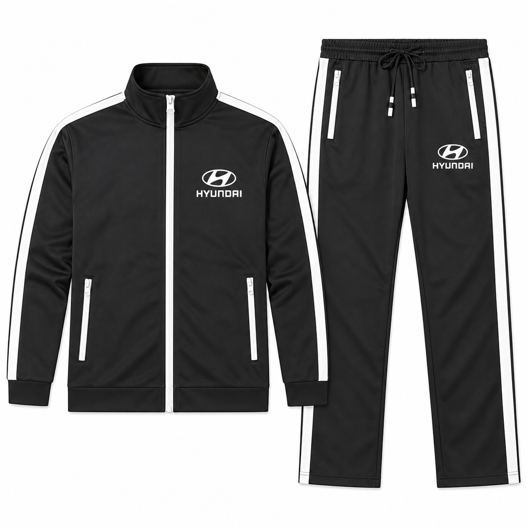 Men's Hyundai Car  Dri-Fit TrackSuit | Color: Black | Image 5