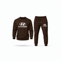 Men's Hyundai Sweatshirt Joggers Set | Color: Brown | Main