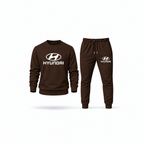 Men's Hyundai Sweatshirt Joggers Set | Color: Brown | Main
