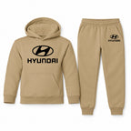 Hyundai youth hoodie jogger set, Khaki, Youth Large ages 10–12