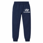 Hyundai youth jogger sweatpants in Navy Blue, Youth Large ages 10–12