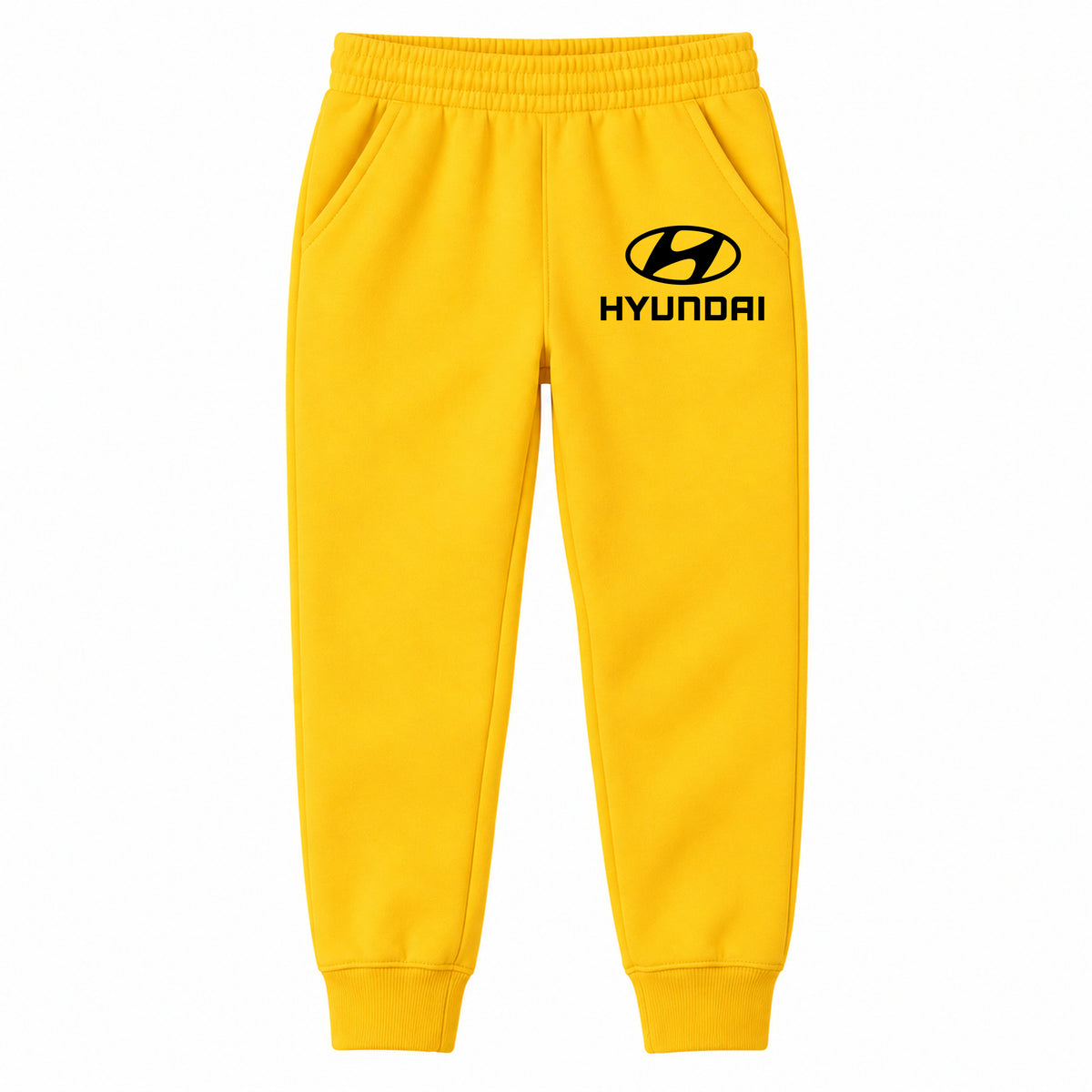 Hyundai youth jogger sweatpants in Yellow, Youth Large ages 10–12