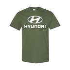 Youth Kids Hyundai Car Cotton T-Shirt | Color: Army Green | Main