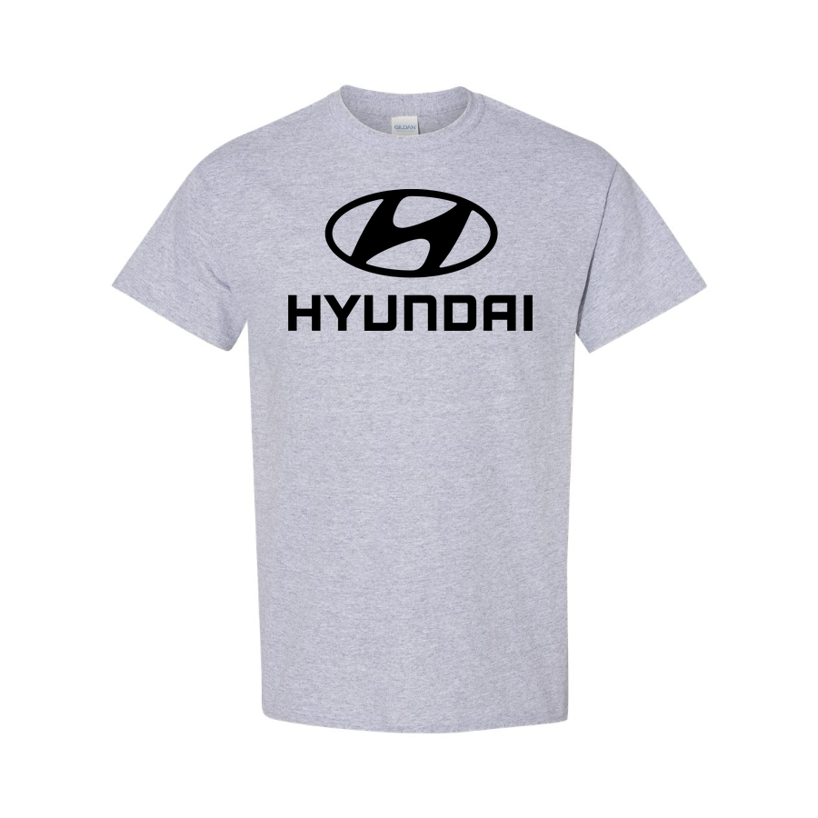 Youth Kids Hyundai Car Cotton T-Shirt | Color: Grey | Main