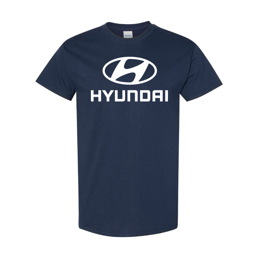 Youth Kids Hyundai Car Cotton T-Shirt | Color: Navy | Main