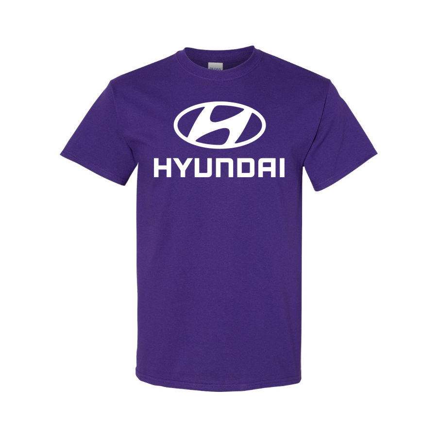Youth Kids Hyundai Car Cotton T-Shirt | Color: Purple | Main
