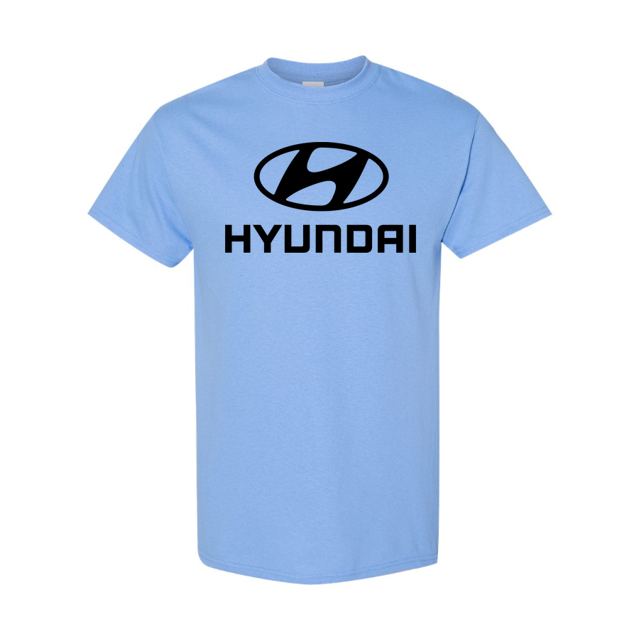 Youth Kids Hyundai Car Cotton T-Shirt | Color: Sky Blue | Main