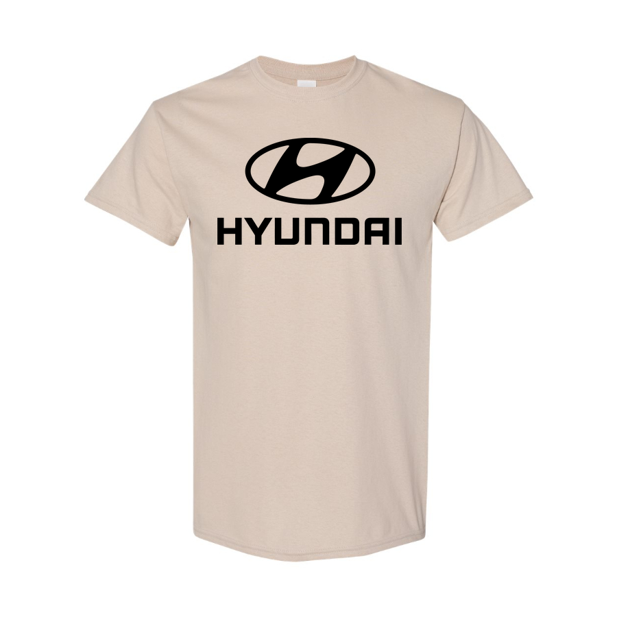 Youth Kids Hyundai Car Cotton T-Shirt | Color: Tan | Main