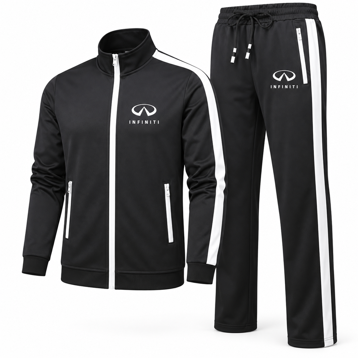 Men's Infiniti Luxury Car Dri-Fit TrackSuit | Color: Black | Image 2