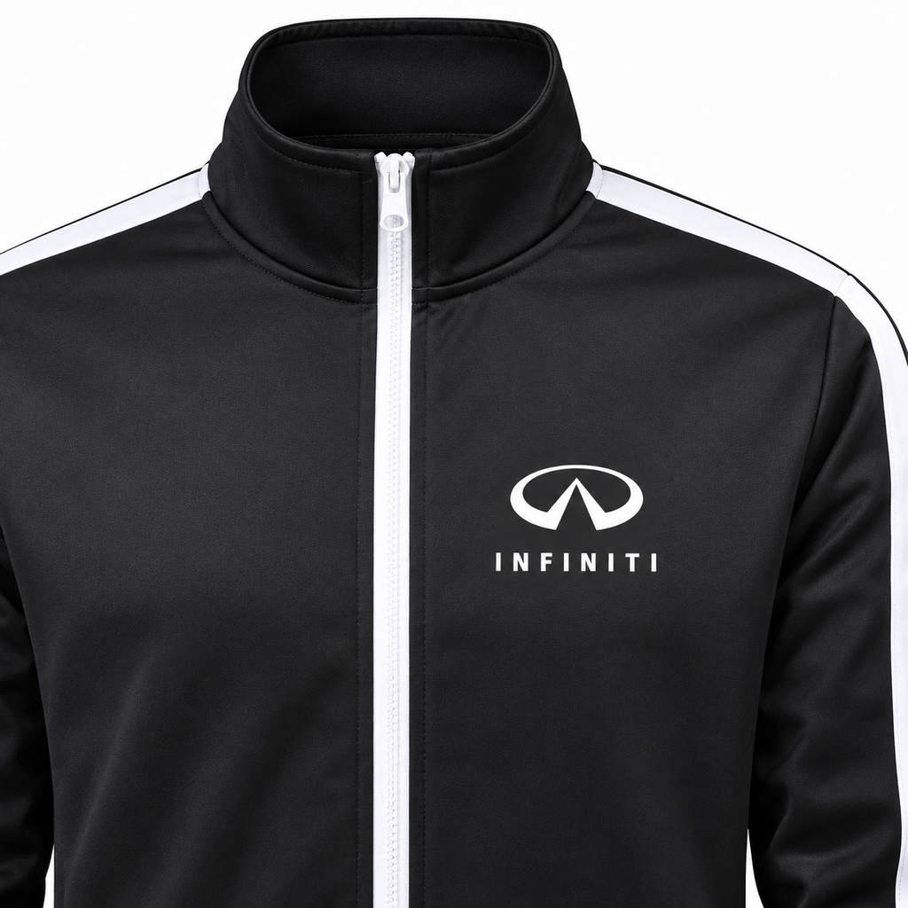 Men's Infiniti Luxury Car Dri-Fit TrackSuit | Color: Black | Image 3