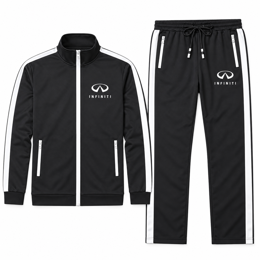 Men's Infiniti Luxury Car Dri-Fit TrackSuit | Color: Black | Image 5