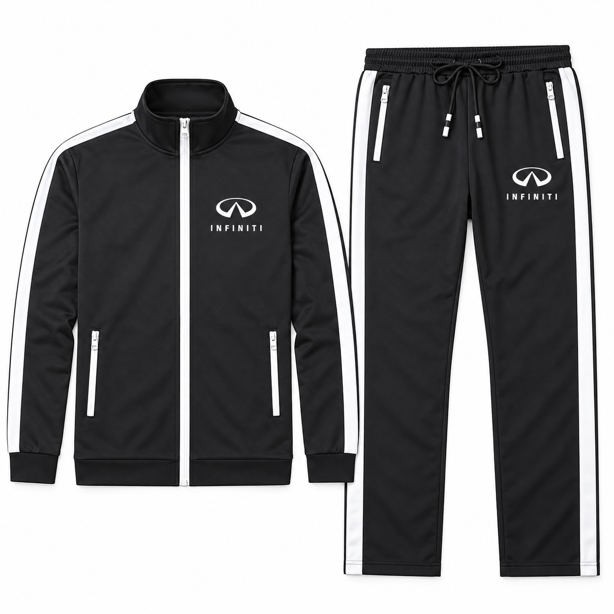 Men's Infiniti Luxury Car Dri-Fit TrackSuit | Color: Black | Image 5