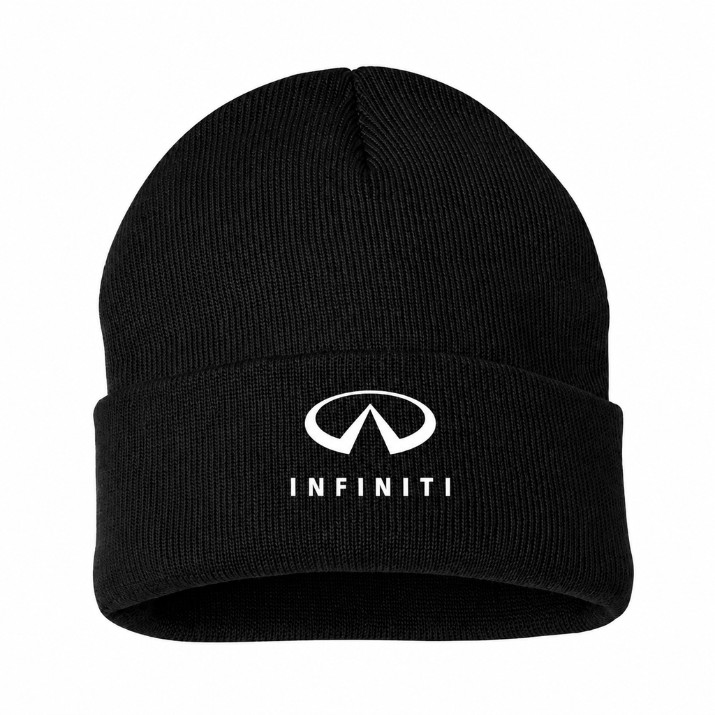 Infiniti Luxury Black beanie front main