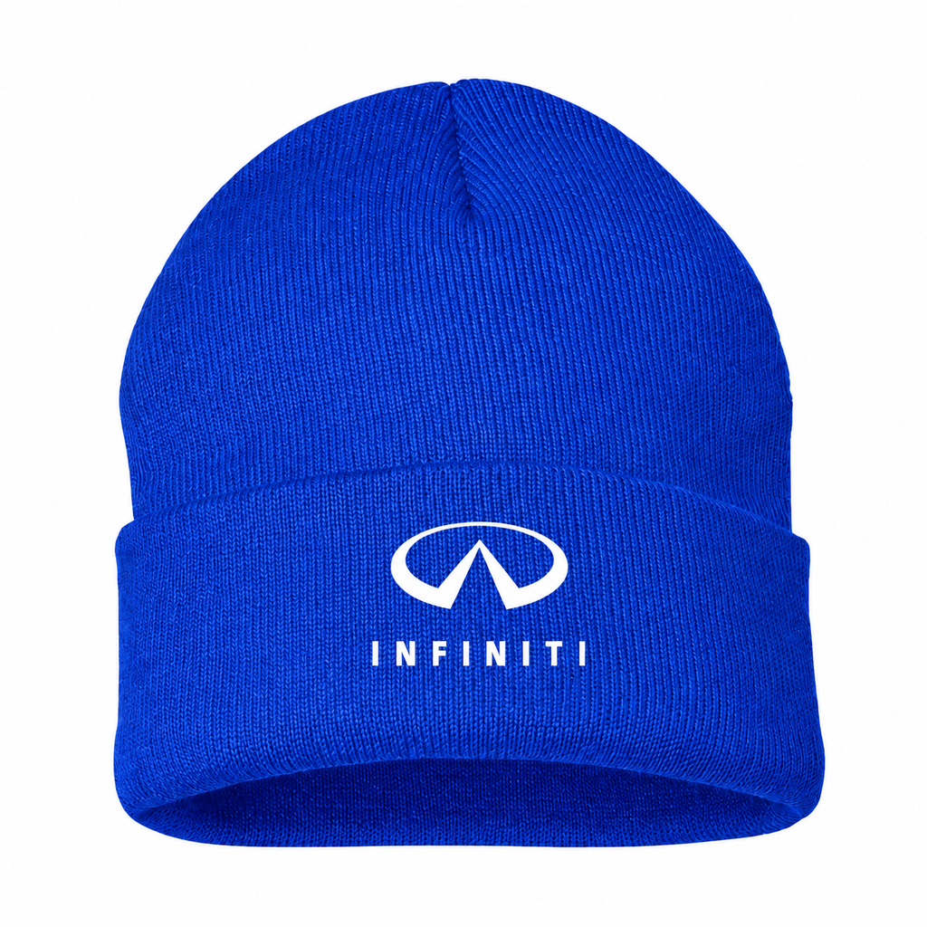 Infiniti Luxury Blue beanie front main