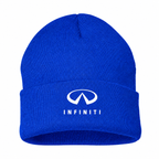 Infiniti Luxury Blue beanie front main