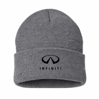 Infiniti Luxury Gray beanie front main