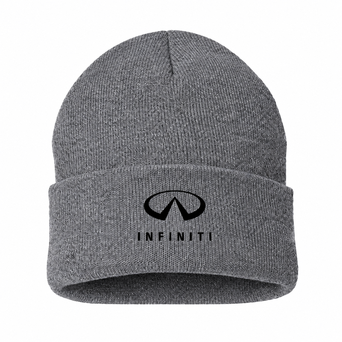 Infiniti Luxury Gray beanie front main