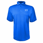 Infiniti Luxury polyester polo — Blue — source logo on left chest