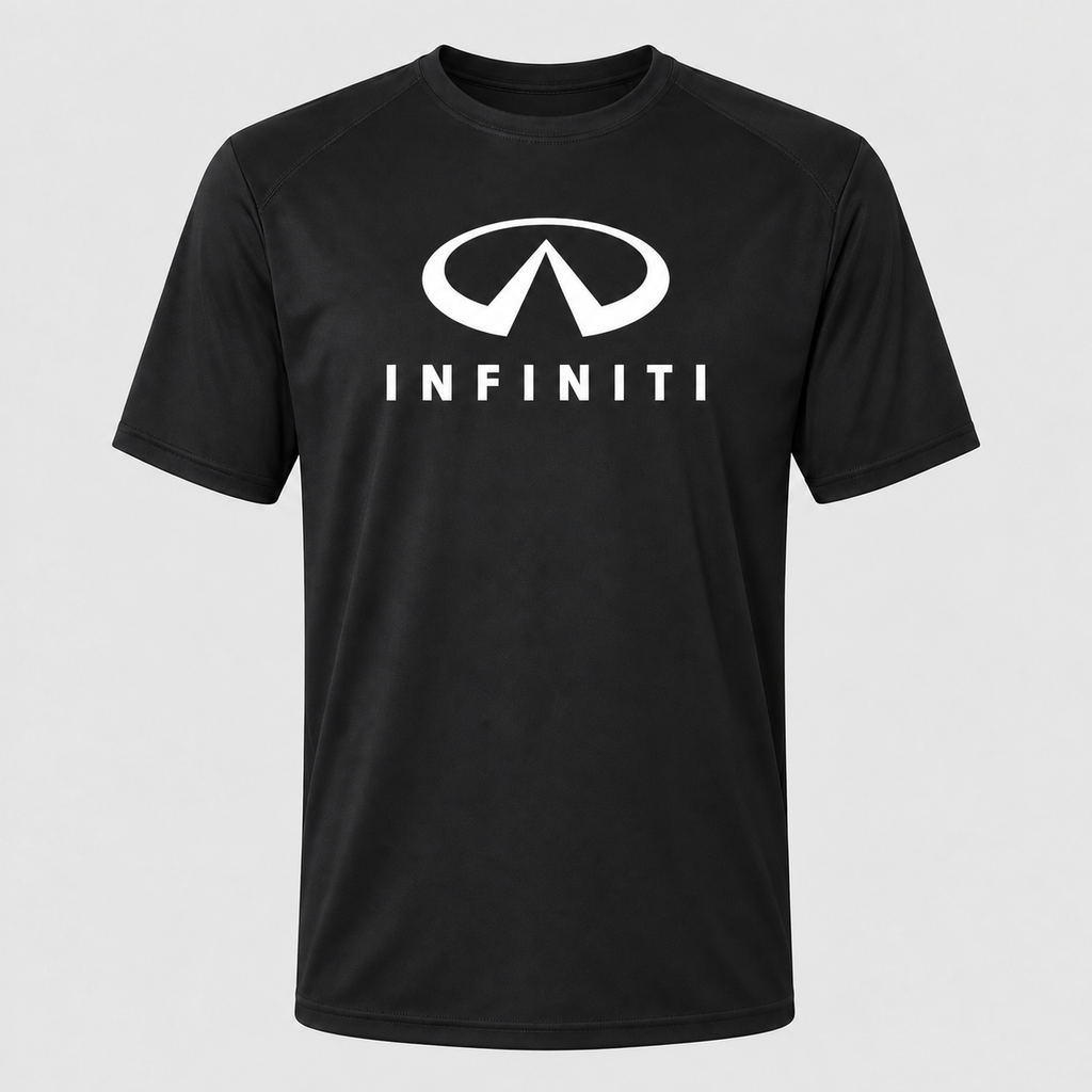 Infiniti Luxury polyester T-shirt — Black — original logo