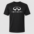 Infiniti Luxury polyester T-shirt — Black — original logo