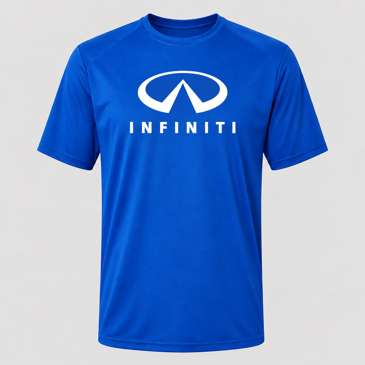 Infiniti Luxury polyester T-shirt — Blue — original logo