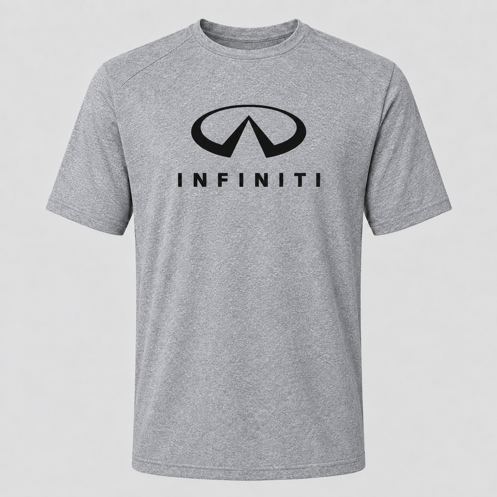 Infiniti Luxury polyester T-shirt — Grey — original logo