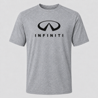 Infiniti Luxury polyester T-shirt — Grey — original logo