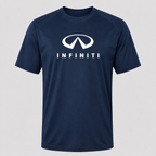 Infiniti Luxury polyester T-shirt — Navy — original logo
