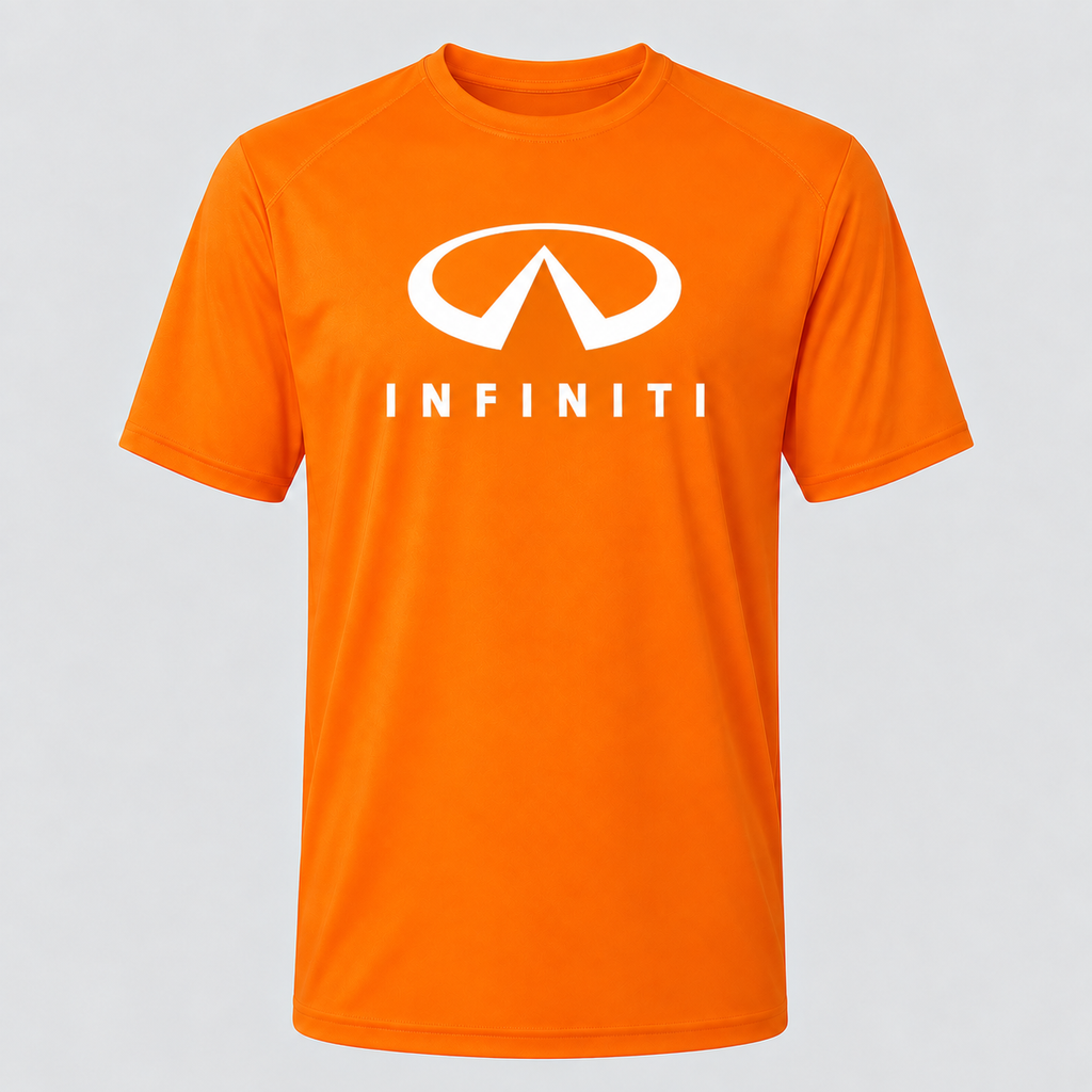 Infiniti Luxury polyester T-shirt — Orange — original logo