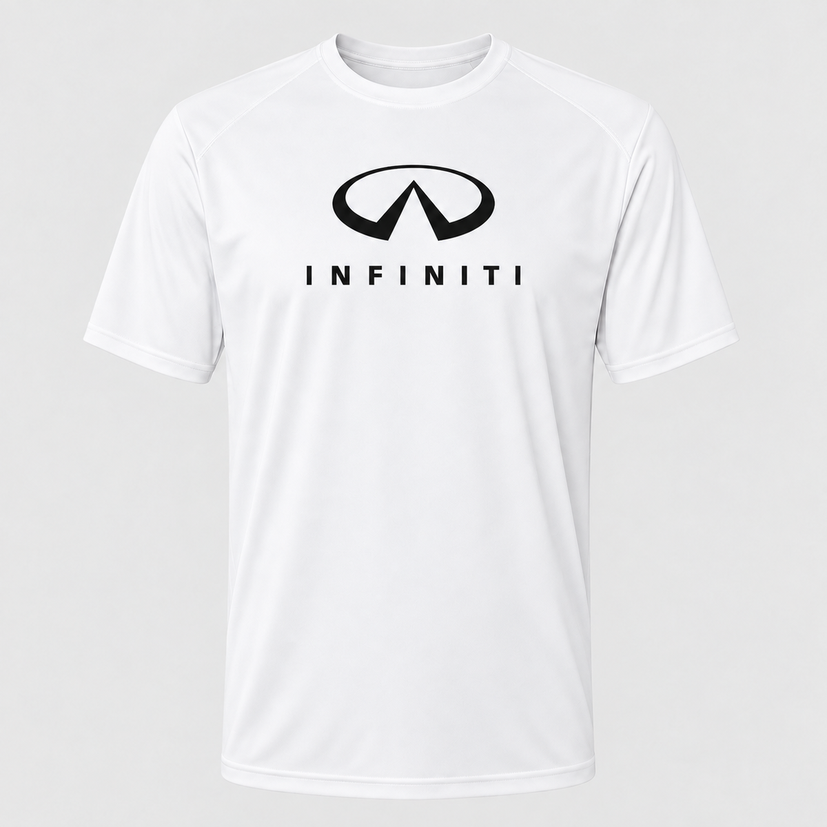 Infiniti Luxury polyester T-shirt — White — original logo