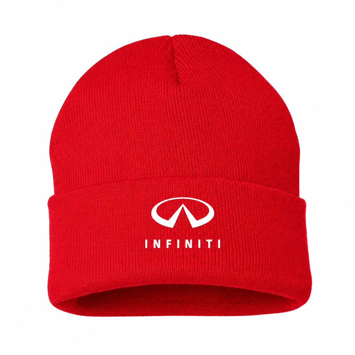 Infiniti Luxury Red beanie front main