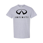 Youth Kids Infiniti Luxury Car Cotton T-Shirt | Color: Grey | Main