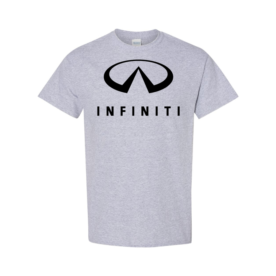 Youth Kids Infiniti Luxury Car Cotton T-Shirt | Color: Grey | Main